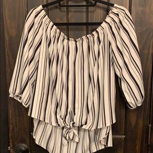 Women’s tie up silk shirt